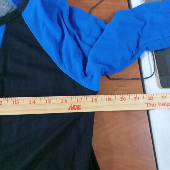 Calvin Klein Performance Stretch Shirt Women's Size Large Striped - Picture 4 of 10